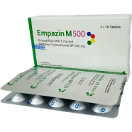 Empazin M 5 mg 500 mg Tablet 10's Strip image