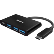 Energizer Multi-port USB Type-C Hub - Black - HC304AC