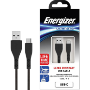 Energizer USB Type C 2.4A Cable 1.2M - C410CGBK