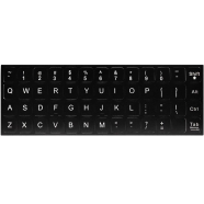 English Keyboard Replacement Stickers Any PC Computer Laptop image
