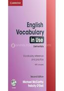 English Vocabulary in Use Elementary Book with Answers and CD-ROM image