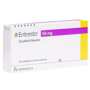 Entresto 50mg Tablet 14's Strip image