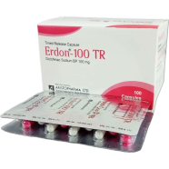 Erdon Tr 100 Mg Capsule 10's Strip icon