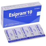 Esipram 10 mg Tablet 10's Strip image