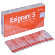 Esipram 5 mg Tablet 10's Strip image