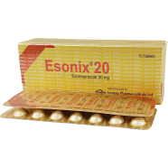 Esonix 20 mg 14's Strip Tablet image