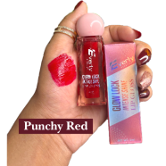Everly Beauties Glow Lock Intense Shine Lip Gloss - Punchy Red image