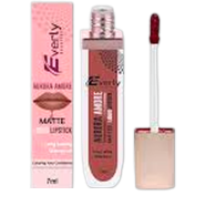 Everly Beauties Matte Liquid Lipstick - Mocha Brown image