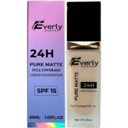 Everly Beauties Pure Matte Full Coverage Foundation - Honey image