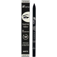 Everly Matte Ink Definer Waterproof Gel Eyeliner Pen - 01 Black image