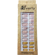 Everly Natural Fake Nails 24pcs - H202 icon