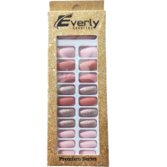 Everly Natural Fake Nails 24pcs - H205 icon