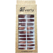 Everly Natural Fake Nails 24pcs - L106 icon