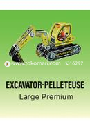 Excavator-Pelleteuse - Puzzle (Code: Ms-B014) - Large Regular image