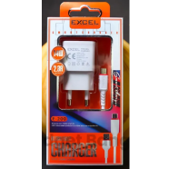 Excel E-200 Micro USB Fast travel charger Adapter 2.3A (14W) image