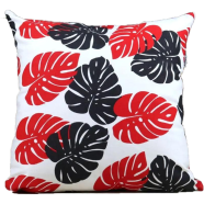 Exclusive Cushion Cover, Red And Black 14x14 Set of 5 image