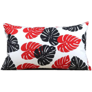 Exclusive Cushion Cover, Red And Black 20x12 Set of 5 image