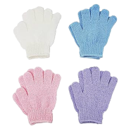 Exfoliating Shower Gloves Mitt Scrub Bath Set 2 PCS image