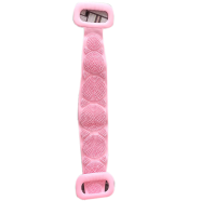 Exfoliating Shower Washing Belt – Double-Sided Body Scrubber for Back And Full Body Cleaning (Multicolor) image