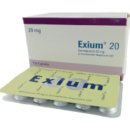 Exium 20 mg - 10's Strip Capsule image