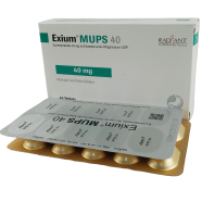 Exium MUPS 40 mg MUPS Tablet 10 Strip image