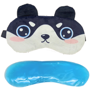 Experience Ultimate Comfort With Super Soft Plush Cartoon Ice Gel Eye Mask | Adjustable Elastic Band And Soothing Relaxation (eyemask_m21_1pc_kb24) kb24 image
