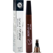Eyebrow Pen Liquid Waterproof Long Lasting Natural Beauty 4 Fork Tip Tattoo Makeup Pencil-Dark Brown image