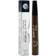 Eyebrow Pen Waterproof 4-Fork Tip Eyebrow Tattoo Pencil Long Lasting Professional Fine Sketch Liquid Eye Brow Pencil-Grey Brown image