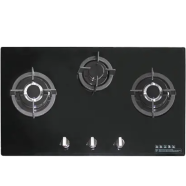 FIESTA F3-B90 Table Top Gas Stove 3 Burner Black image