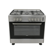 FIESTA FF9502GPZH Standing Gas Cooker 5 Burners Stainless Steel Silver image