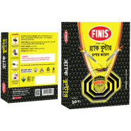 FINIS Black Booster Mosquito Coil- 1 Box - FG1009