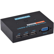 FJGear Auto KVM Switeh 2 Port FJ-201UA Auto KVM Switch Port image