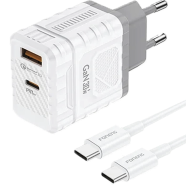 FONENG EU61 30W Dual Port Charger Adapter With Type-C Cable Product Page | 19th years anniversaryschool 19th Fest FONENG EU61 30W Dual Port Charger Adapter With Type-C Cable image