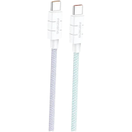 FONENG XS02 1.2M Braided 3A Type-C Cable- White image