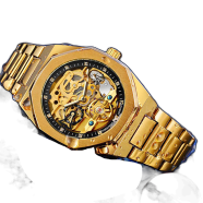 FORSINING Men Hollow Flywheel Automatic Mechanical Watch image