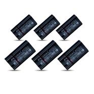 Faber Castell Dust Free Black Eraser 6 Pcs image