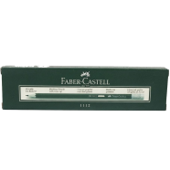 Faber Castell Red Matt HB Pencil - 12 Pcs
