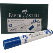 Faber Castell Refillable Whiteboard W20 Marker 10Pcs - Blue Ink icon
