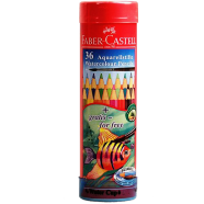 Faber Castell Watercolor Long Pencils (Round Tin And Incl. Brush) image