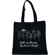 Fabric Hand Tote Bag With Zipper - BF-326 image