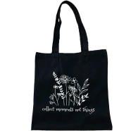 Fabric Hand Tote Bag With Zipper - BF-327 image