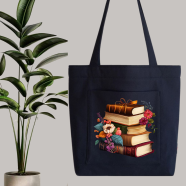 Fabric Tote Bag With Zipper and Pocket image