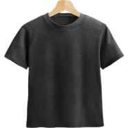 Fabrilife Kids Premium Blank T-Shirt - Anthra Melange image