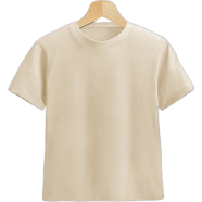Fabrilife Kids Premium Blank T-Shirt - Cream image