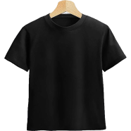 Fabrilife Kids Premium Blank T-shirt - Black image