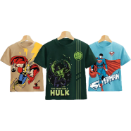 Fabrilife Kids Premium T-Shirt - Hulk, Thor, Superman image