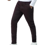 Fabrilife Mens Chino Pant- Chocolate image