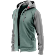 Fabrilife Mens Multi-Shades Hoodie - Green image