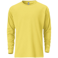 Fabrilife Mens Premium Blank Full Sleeve T-Shirt - Yellow image