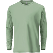 Fabrilife Mens Premium Blank Full Sleeve T-Shirt - Iceburg green image